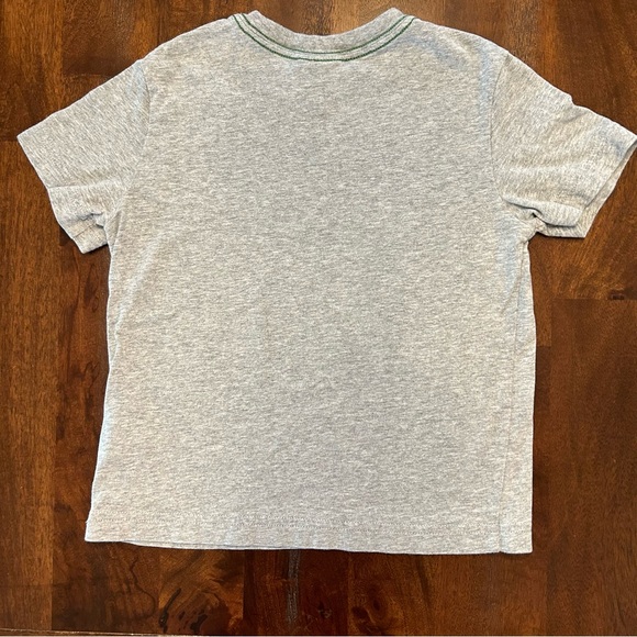 Hanna Andersson Boys Grey Dinosaur T-Shirt, Size 110 (5) Tee, 100% Soft Cotton - Picture 3 of 8